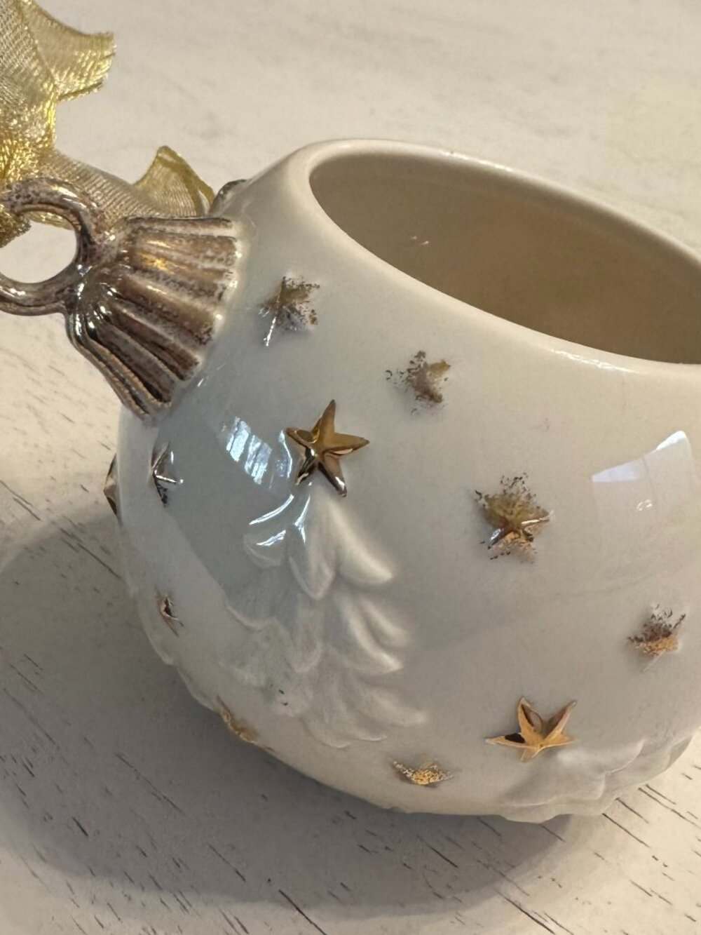 Lenox Fine China Ornament Shaped Votive Holder